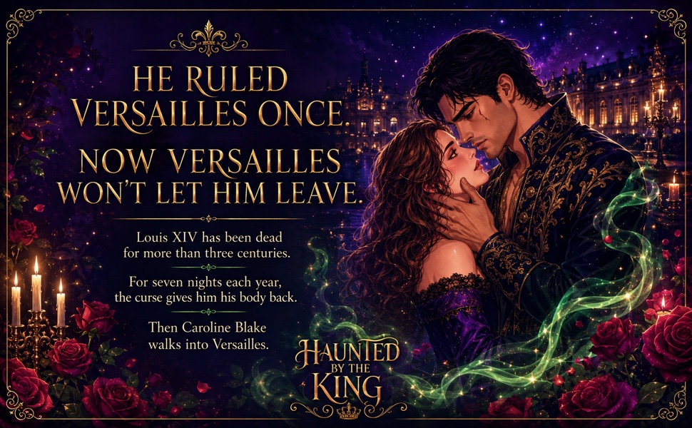 Haunted by the King illustrated campaign set at Versailles