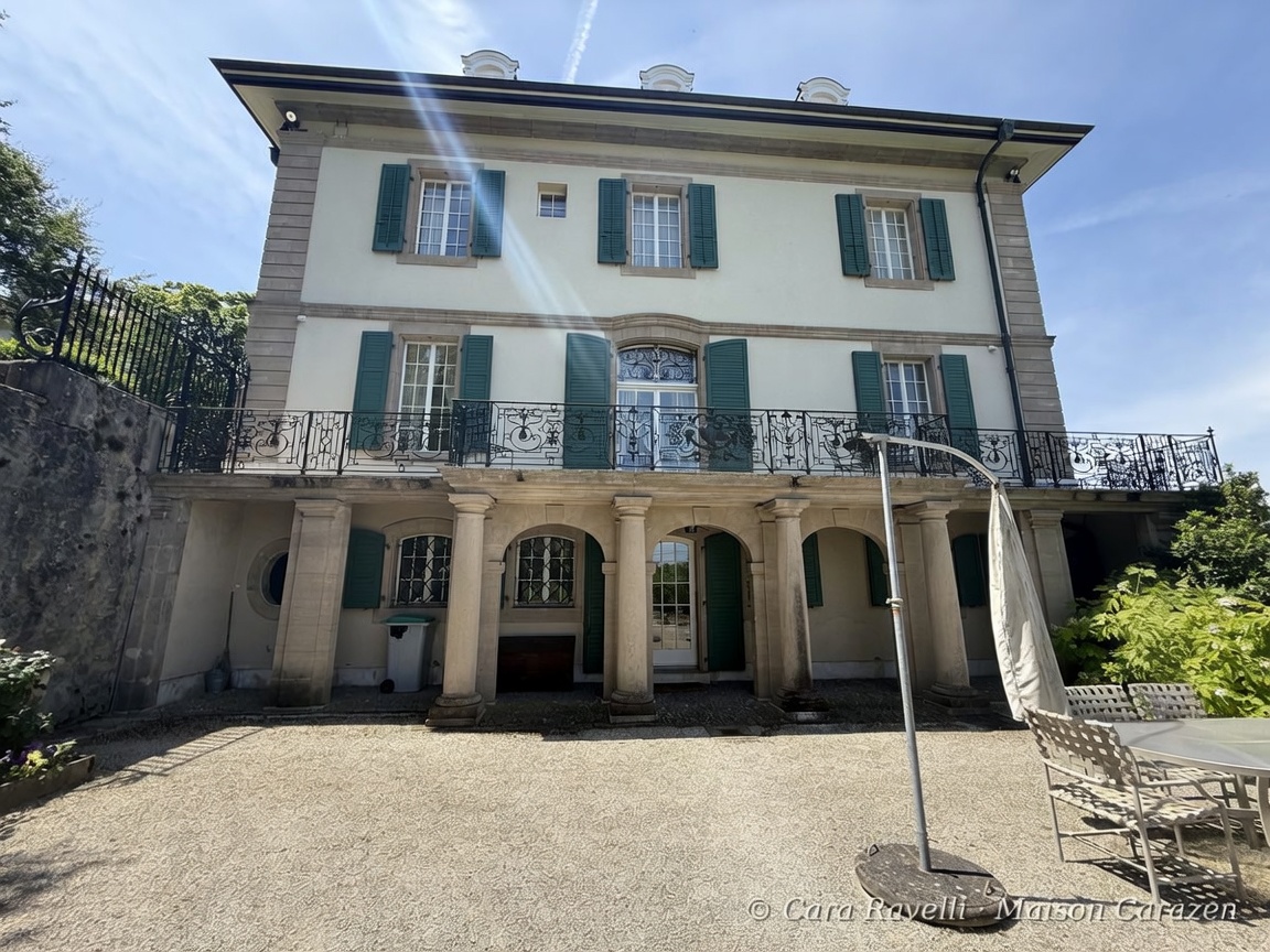 Villa Diodati facade near Lake Geneva