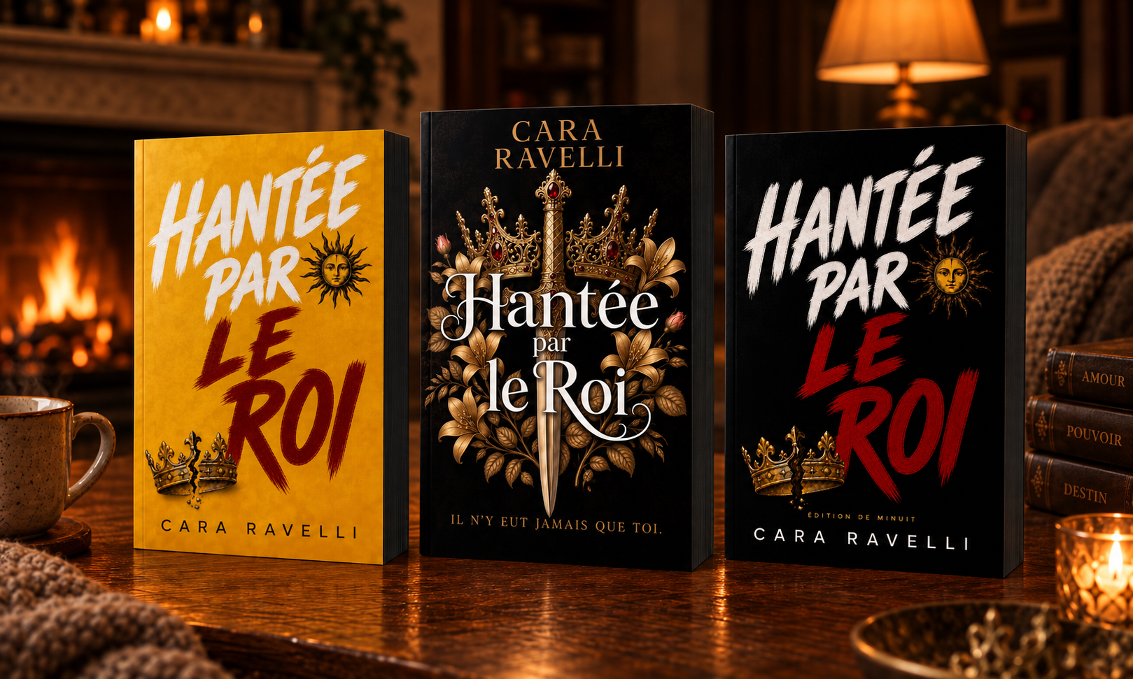 Sun, standard and Midnight covers of Hantée par le roi